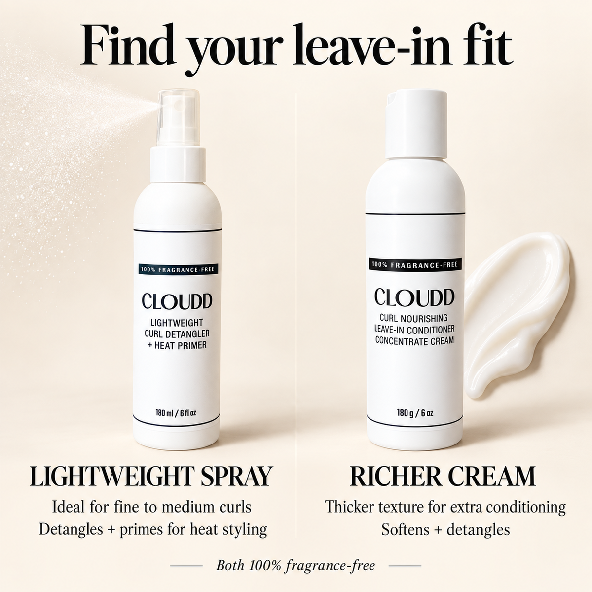 Curl Nourishing Leave-in Conditioner Concentrate Cream