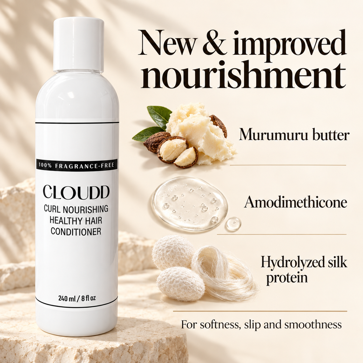 New! Curl Nourishing Healthy Hair Conditioner