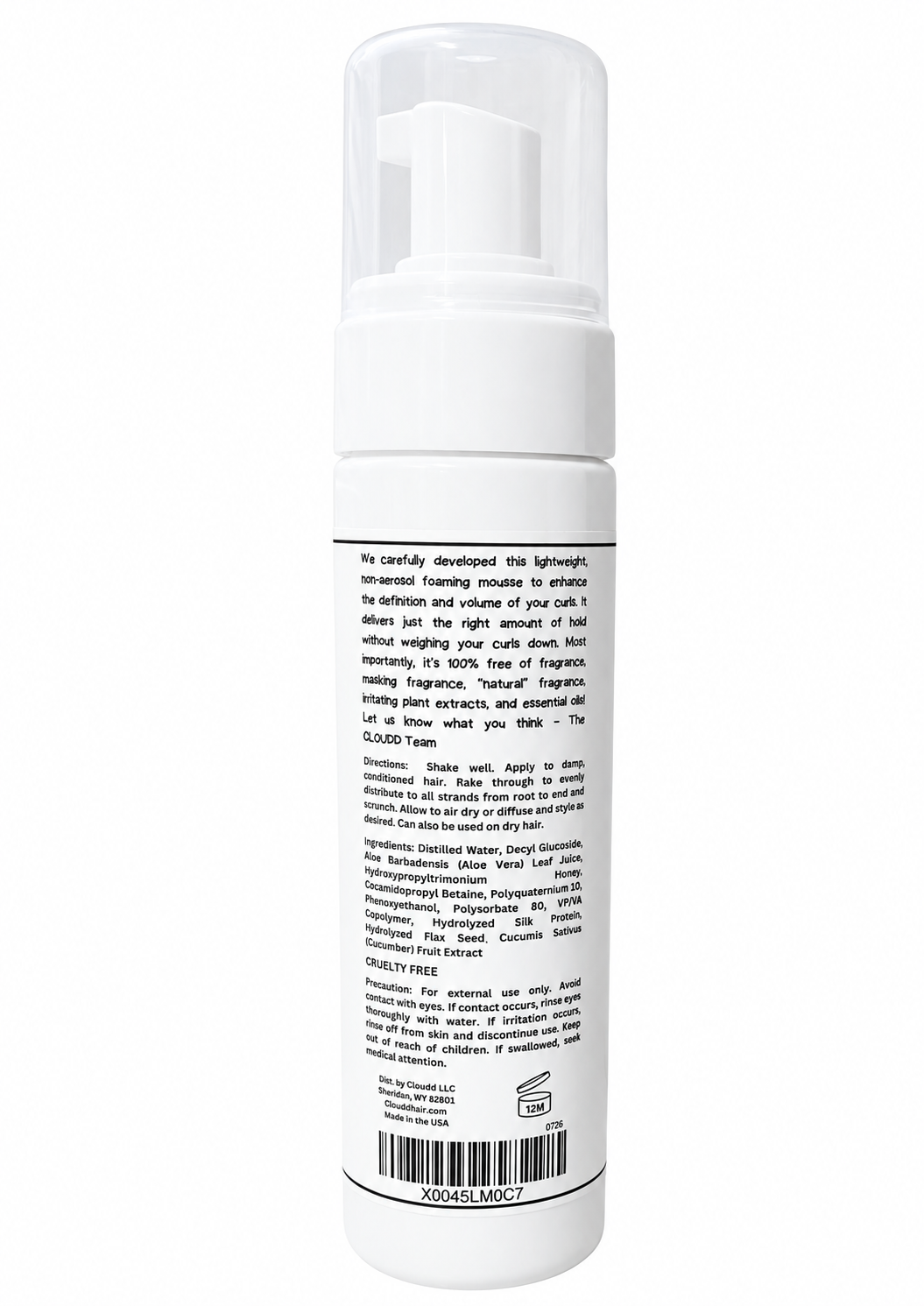 Curl Defining Styling Mousse